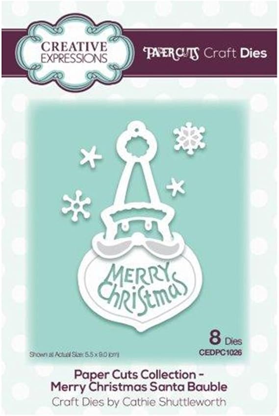 Creative Expressions Craft Dies Paper Cuts Collection Merry