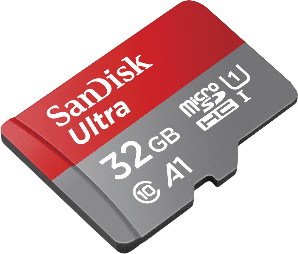 Sandisk Ultra 32GB Micro SDHC UHS-I Card with Adapter - 98MB/s U1 A1 - SDSQUAR-032G-GN6MA