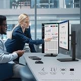 LG 27BA450 27 Inch FHD IPS 100Hz Office Monitor Built-In Power & Speakers view 3
