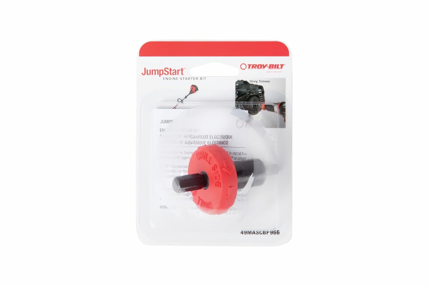 Amazon.com : Troy-Bilt Drill Bit JumpStart for Trimmers & Other Handheld  Equipment : Garden & Outdoor