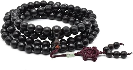 Amazon Co Jp Rel Goods 天然アフリカ黒檀木 黒檀数珠 男性用女性用 モダンなブレスレット 紫光壇腕輪 精巧守護の力高級品 木質腕輪 上品な装飾品ファッション 車お飾り 10mm 108玉 ホーム キッチン