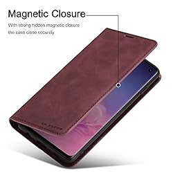 QLTYPRI Samsung Galaxy S10 Plus Case, Premium PU