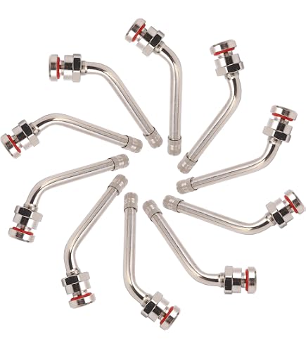 thumbnail image 2 of Prema TR543 Truck Aluminum Wheel Valve Stems – Nickel Plated With O-ring – Pack Of 10 2 of 4