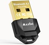 Maxuni USB Bluetooth 5.1 Dongle Adapter for PC Laptop Windows 10 11 Low Latency view 1