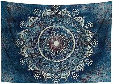 YAMUDA Mandala Bed Sheet Wall Hanging Tapestry Big size Mandala Tapestries Bohemian Tapestry Bedroom Wall Hanging Tapestry Tapestries for dorms Size:58 X 78 Inches (01)