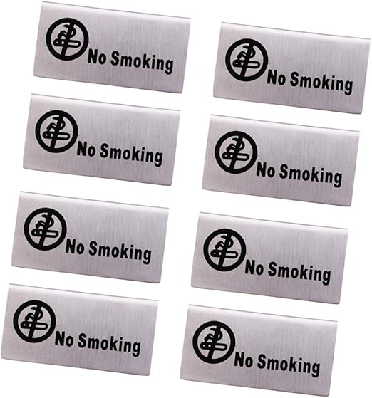 Magideal - Señal de acero inoxidable para restaurante, mesa, oficina