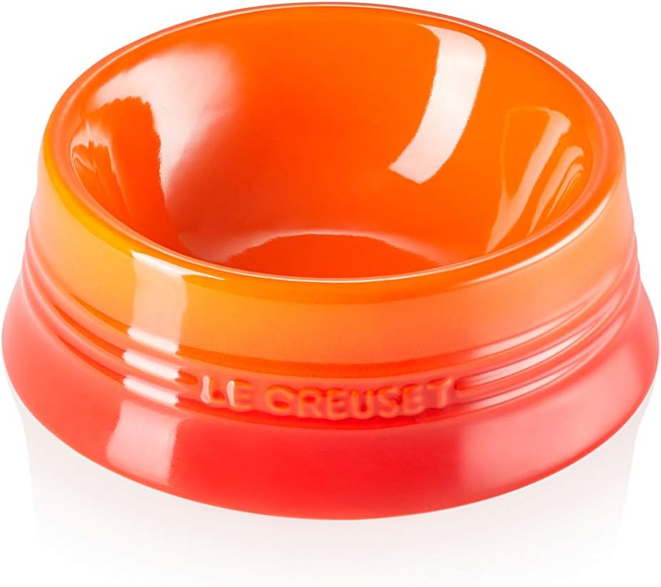 Le Creuset Stoneware Pet Bowl, Medium, Volcanic, 70702137160000, 18
