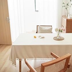 ArtBud Farmhouse Wipeable Tablecloth Vinyl