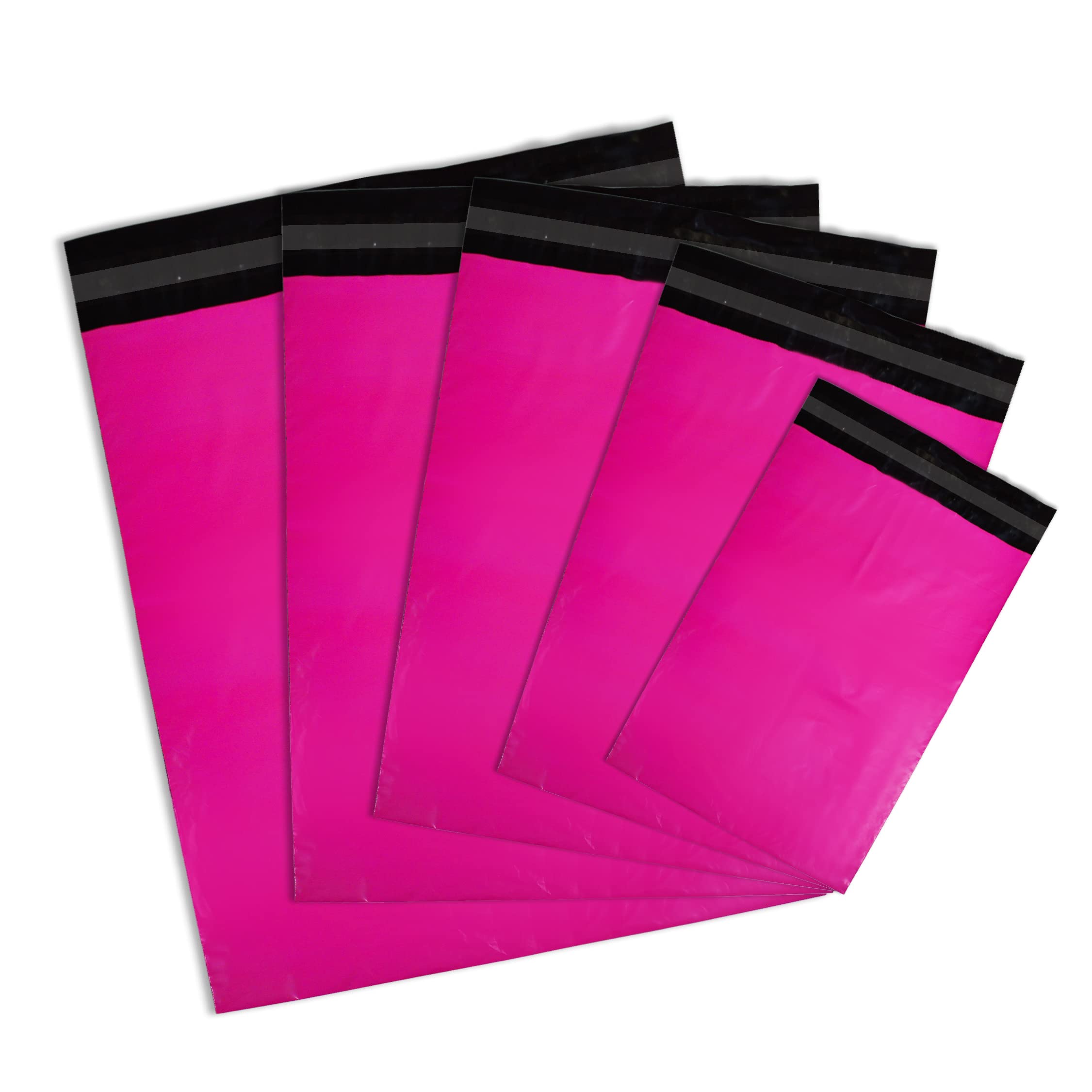 MXtore Postage Bags for Clothes Pack of 50-5 Mixed Sizes Parcel Bags for Posting Clothes Self Seal Postal Bags Packaging Bags Tear Resistant Mailing Bags Shipping Bags - Pink