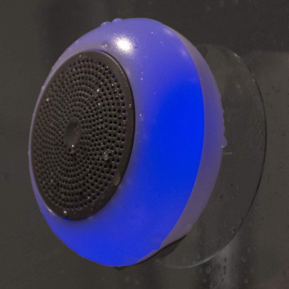 he light up shower speaker