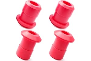 GLOXTED 4Pcs 54466-JD000 54467-BR00A Front & Rear Subframe Engine Cradle Bushing Kit Replacement for Nissan for Rogue 2008-2020 Red Replacement Parts