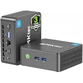 GMKtec G3S Mini PC Computers Intel N95 Processor (Turbo 3.4GHz) | 8GB DDR4 256GB SSD Desktop Computer 4K Dual HDMI Display/3x USB3.2/WiFi 5 BT5.0/RJ45 Ethernet