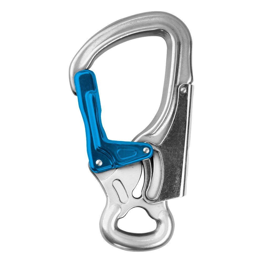 Salewa Attac G3 Carabiner, Silver/Royal Blue, Unisex