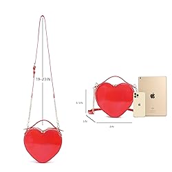 lola mae Heart Shape Satchel Crossbody Purse for