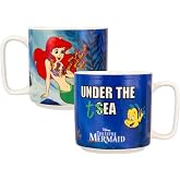 Paladone Disney The Little Mermaid Coffee Mug, Ariel Cup | Features Ariel, Sebastian, and Seahorses, Great for Coffee, Tea, or Hot Chocolate