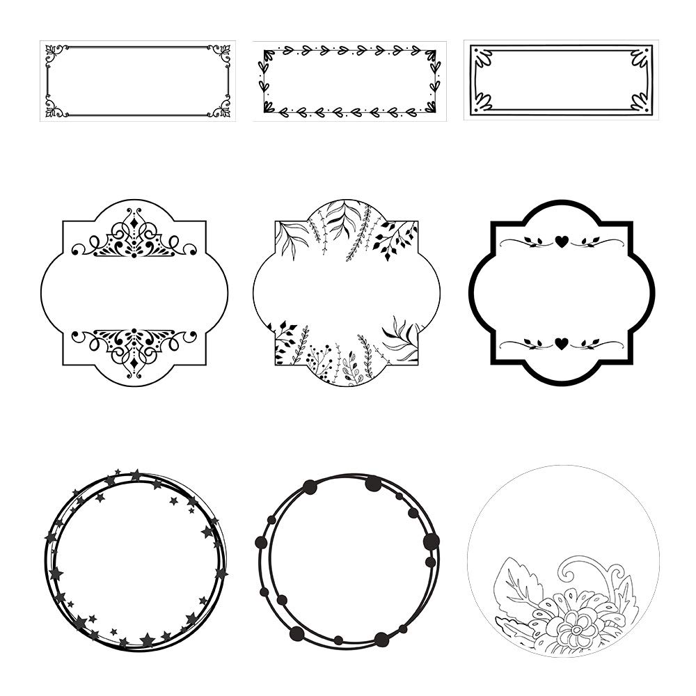 Trodat Vintage Sticky Labels - 36 Pack - Ideal for Trodat Vintage Stamps - Home, Special Occasions & Congratulations