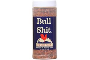 BIG COCK RANCH Bull Shit Steak Seasoning, Net Wt 12oz