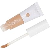 FLOWER BEAUTY By Drew Barrymore Get Real Serum Concealer - Brightens Skin + Blurs Blemishes - Hydrating Serum- Medium Honey