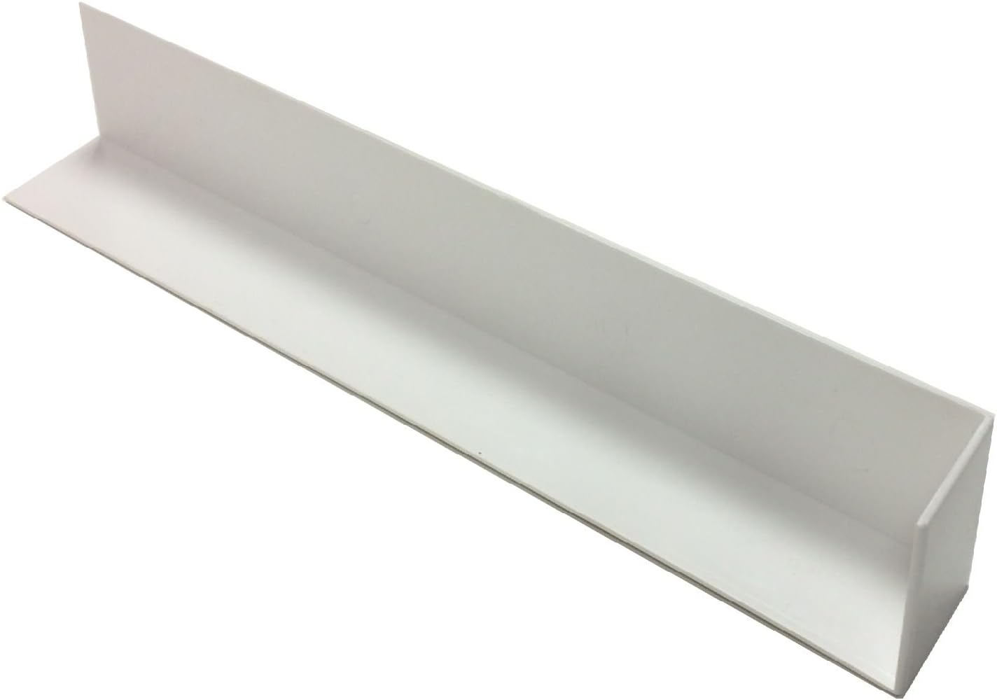 UPVC Plastic Fascia Board Corner Joint White 300mm Square Edge Profile