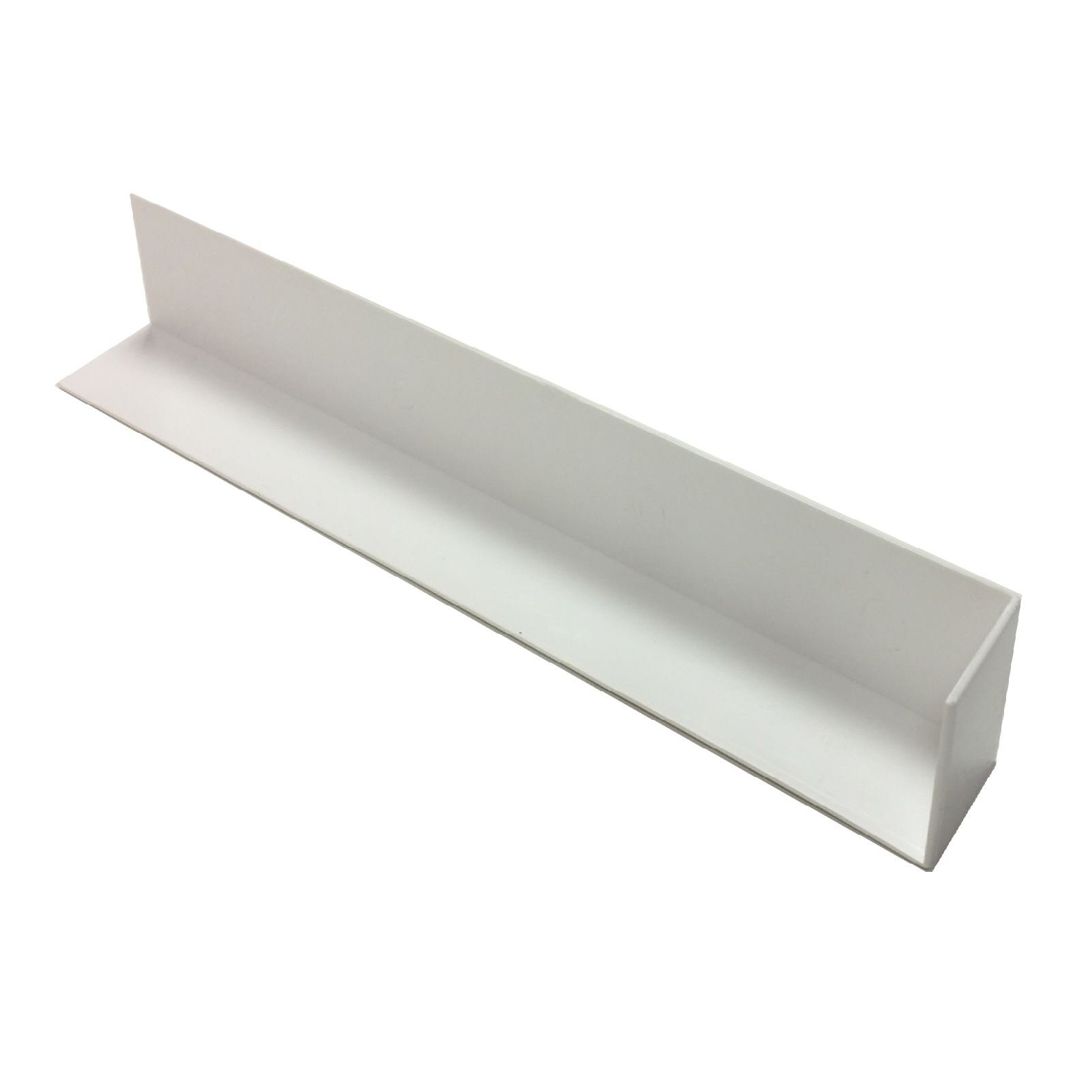 UPVC Plastic Fascia Board Corner Joint White 300mm Square Edge Profile