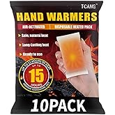 Hand Warmers - Up to 15 Hours of Heat - 10/50/100/200 Pack Super Long Lasting Air Activated Disposable Warmers, All Natural &