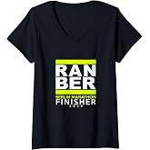 Women's Marathon Berlin 2026 Finisher V-Neck T-Shirt