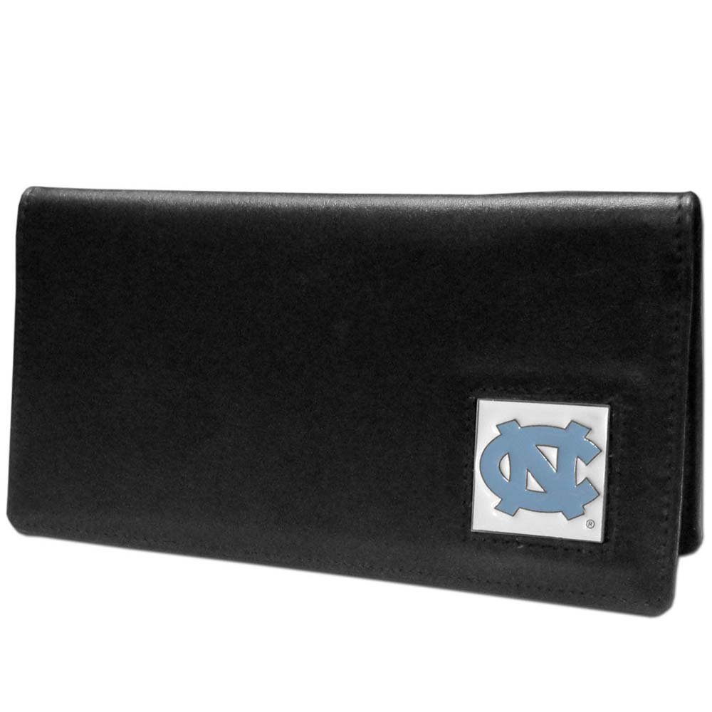 Siskiyou Sports NCAA Fan Shop North Carolina Tar Heels Leather Checkbook Cover One Size Black