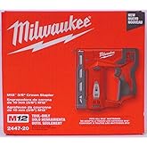 Milwaukee 2447-20 M12 3/8â€ Crown Stapler