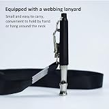 Siliget Dog Training Whistle Adjustable Ultrasonic Recall Bark Stop Black view 3