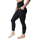 Yogalicious High Waist Ultra Soft 7/8 Ankle Length Leggings with Pockets for Women