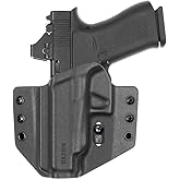 Tulster OWB Contour Kydex Holster in Left Hand fits: Glock 48 / MOS | Optic Compatible Outside The Waistband Concealed Carry