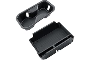 BIBIBO 2Pack for 2025 Mitsubishi Outlander Center Console Organizer 2025 Mitsubishi Outlander GN (ES/SE/SEL/Platinum) Silicon