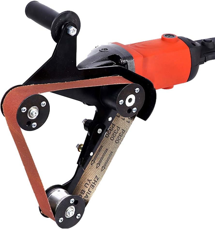 Belt Sander Attachment,Adapter Angle Grinder Bearing Sanding Support