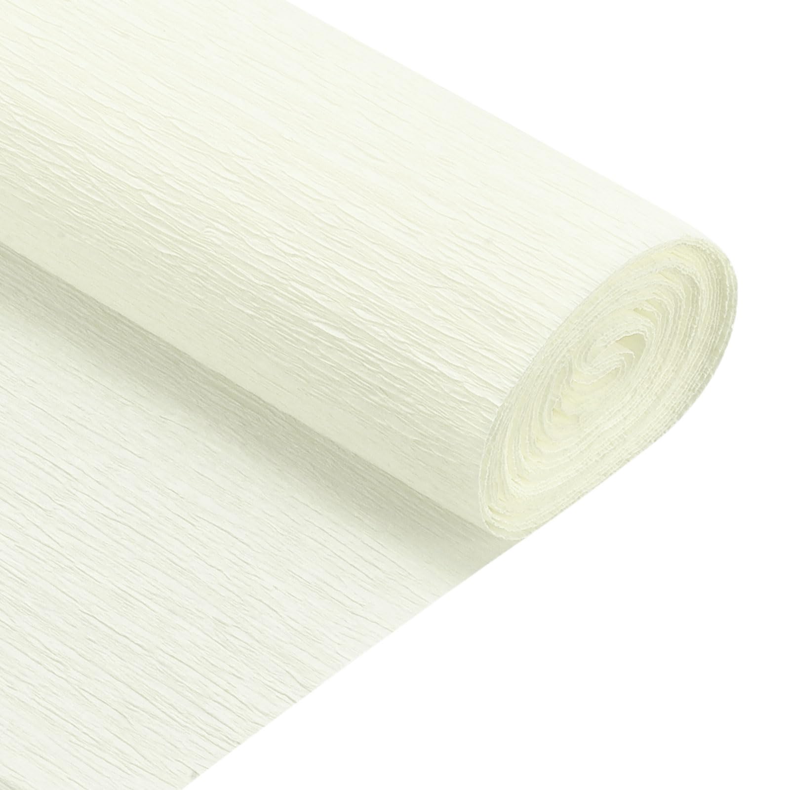 Photo 1 of MECCANIXITY Crepe Paper Rolls 8 ft Long 20 Inch Wide for Various Large Hanging Party Backdrop DIY Decoration, DIY Supplies, Beige Pack of 2