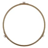 8.7" Microwave Turntable Plate Roller Ring with 15mm Rollers, Replacement Parts Fit for Most Microwaves, Ring Outer Diamater 8.7" / 221mm, Rollers Height: 15mm - 2 Pack