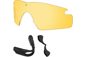 Predrox Si M Frame 3.0 Lenses & Nose Pieces Replacement for Oakley Sunglass OO9146 Polarized