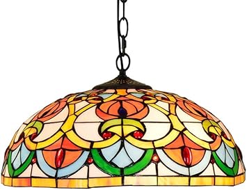 Creative Pendent Light Tiffany Style Chandelier Art Vintage