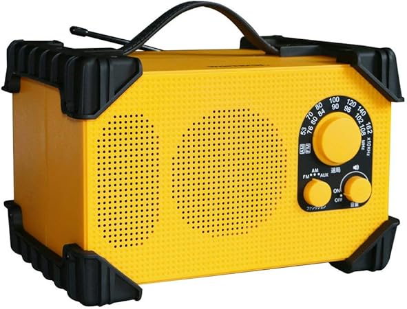 Amazon 防滴防塵現場ラジオ 耐衝撃 大型スピーカー Gbr 3d Wintech ウィンテック 卓上ラジオ