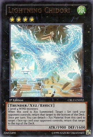 Yu-Gi-Oh! - Lightning Chidori (CBLZ-EN052) - Cosmo Blazer - 1st Edition - Ultra Rare