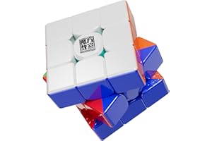Moyu RS3M V5 SE 3X3 Speed Magic Cube 3 x 3 x 3, Stickerless Magnetic 3 x 3 Cube Smooth Easy to Turn, for Competition Training and Birthday Gifts (Magnetic Version)