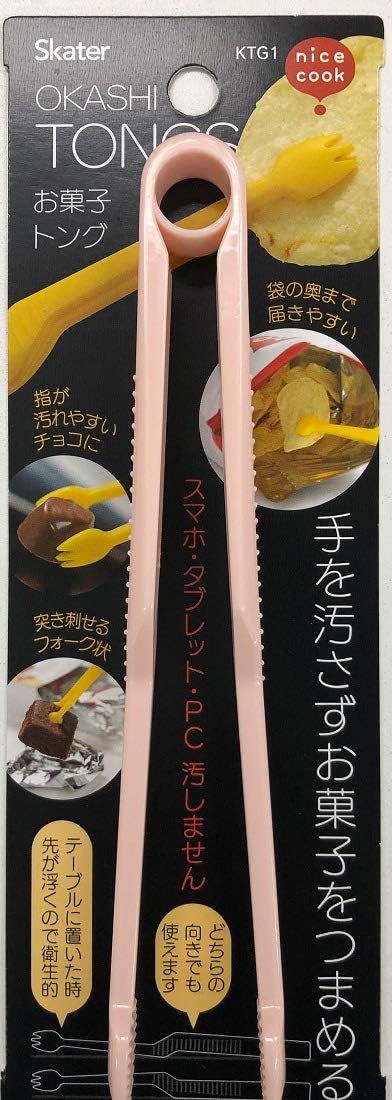 Amazon Co Jp スケーター トング 手が汚れない お菓子トング チェリーブロッサム 18 5cm Ktg1 ホーム キッチン