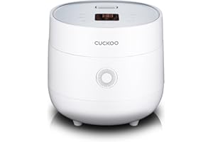 CUCKOO CR-0675FW 6-Cup (Uncooked) / 12-Cup (Cooked) Micom Rice Cooker with Nonstick Inner Pot, 13 Menu Modes, LCD Display, Fuzzy Logic Tech, Auto Clean (White)