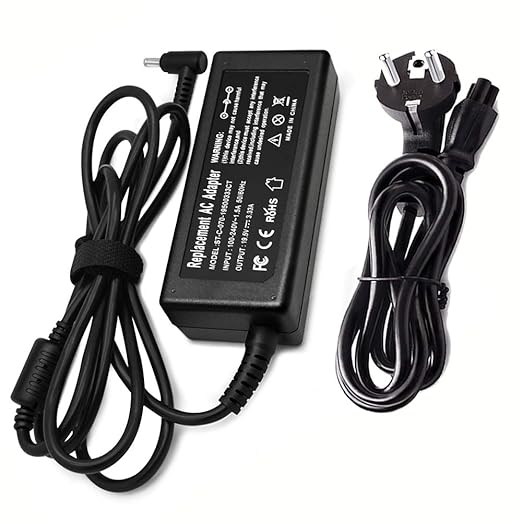PFMY Laptop Netzteil Ladegerät Ladekabel 19,5V 3,33A 65W Kompatibel für HP Pavilion 15 17, HP 250 255 G2 G3 G4 G5 Series, HP 