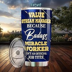MONIZILUCKY Value Stream Manager Tumbler Stainless