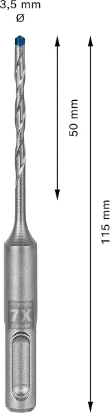Bosch EXPERT SDS plus-7X Hammer Drill Bit 3.5 x 50 x 115 mm view 3