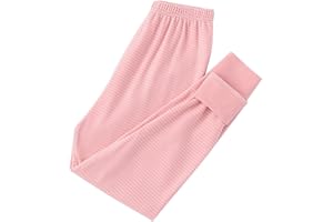 Mercatoo Unisex Long Johns,Toddler Girls Boys Thermal Underwear Long Pants, Base Layer Long Underwear for Sleep
