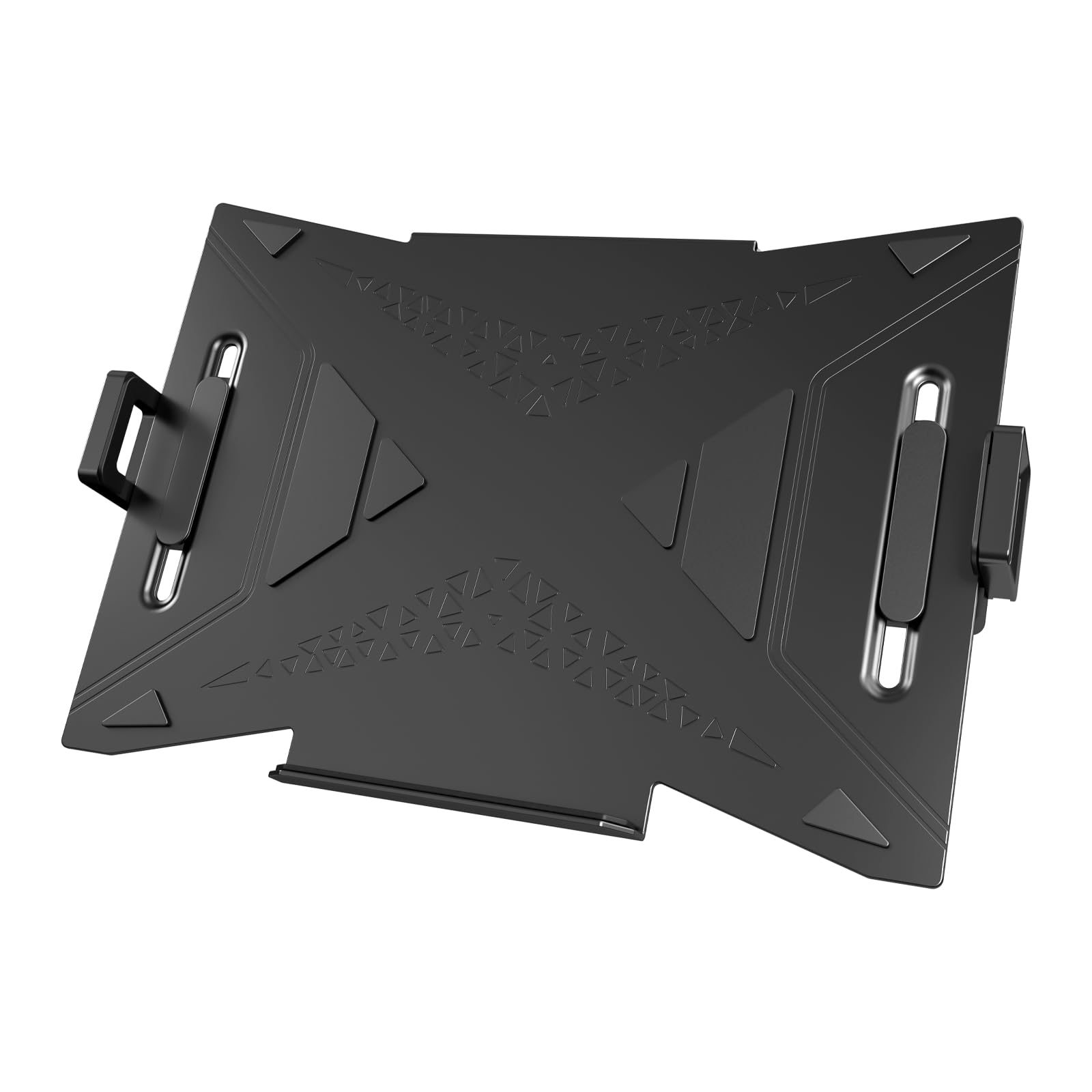 PUTORSEN Laptop Mount Holder for VESA Compatible Monitor Arms, Universal Adjustable 12 to 18 inch Notebook Tray Fits 75 x 75 and 100 x 100 mm VESA Mount Holes