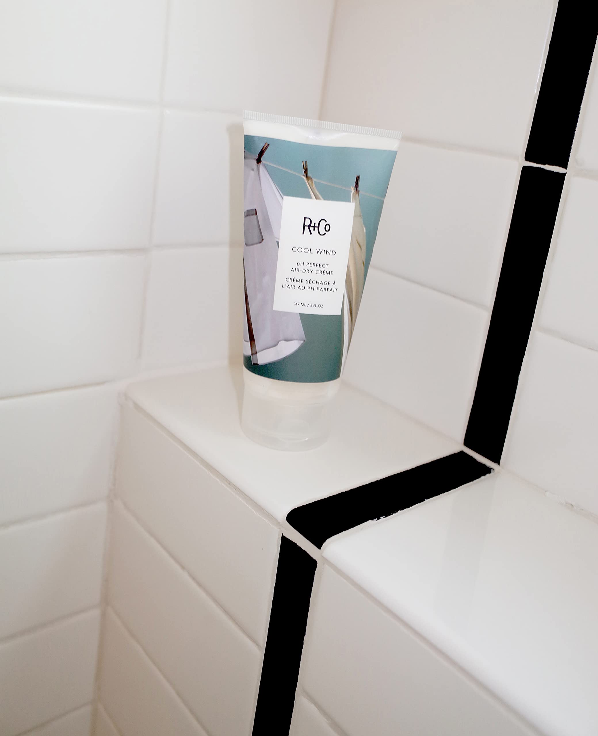 R+Co Cool Wind pH Perfect Air Dry Hair Cream | Hydrates + Tames + Softens | Vegan + Cruelty-Free |