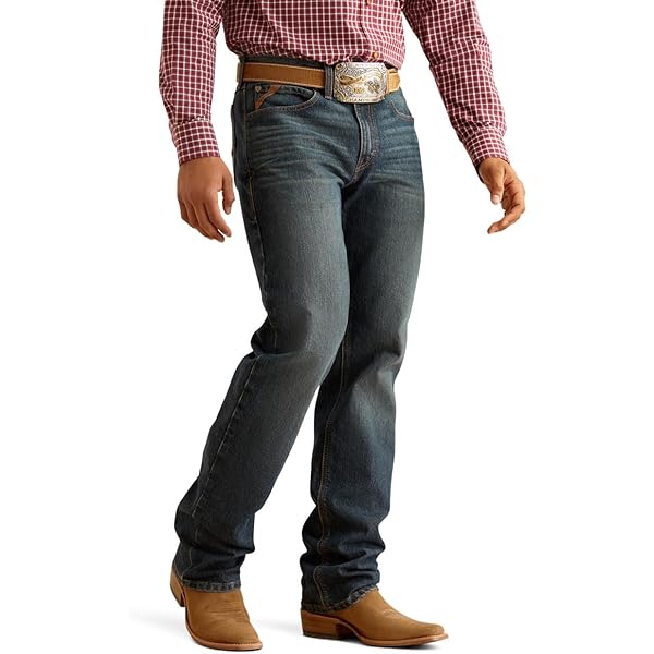 ARIAT M2 Jeans Da Uomo Bootcut – Vestibilità Comoda, Denim Resistente, Salton, 44 Regular - 3