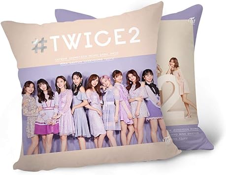 Altcompluser Twice Housse De Coussin Double Face En Coton Avec Impression Sans Rembourrage Amazon Fr Cuisine Maison